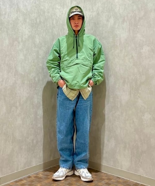 BEAMS（ビームス）の「BEAMS / ナイロン アノラックパーカー（ナイロンジャケット・メンズ・ブラック/グリーン系その他2/ライトグレー・L/S/XL/M）」の11枚目の写真