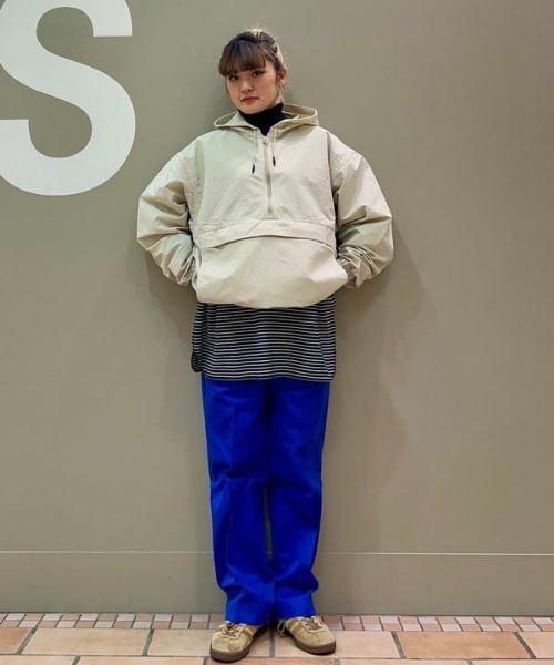 BEAMS（ビームス）の「BEAMS / ナイロン アノラックパーカー（ナイロンジャケット・メンズ・ブラック/グリーン系その他2/ライトグレー・L/S/XL/M）」の9枚目の写真