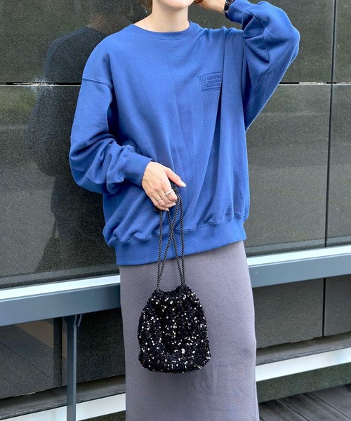 LEPSIM(レプシィム)の「スパンコールミニバッグ 989839(ショルダーバッグ・レディース・ブラック/シルバー/ブラック系その他・ONE SIZE)」の8枚目の写真