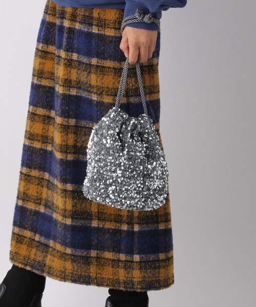 LEPSIM(レプシィム)の「スパンコールミニバッグ 989839(ショルダーバッグ・レディース・ブラック/シルバー/ブラック系その他・ONE SIZE)」の14枚目の写真