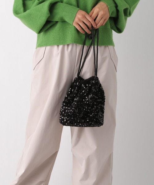 LEPSIM(レプシィム)の「スパンコールミニバッグ 989839(ショルダーバッグ・レディース・ブラック/シルバー/ブラック系その他・ONE SIZE)」の18枚目の写真