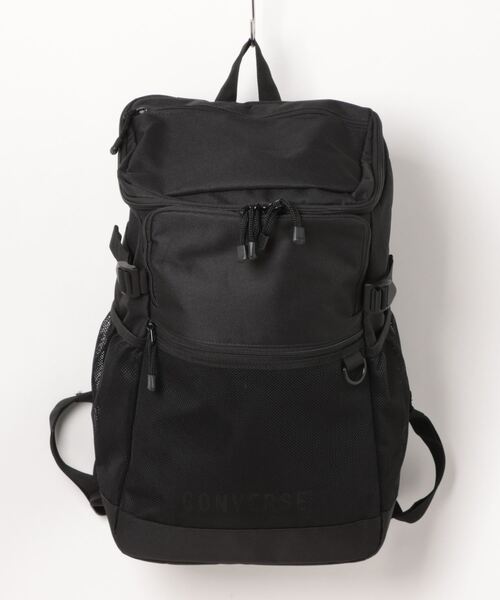 CONVERSE（コンバース）の「【CONVERSE】SQUARE BIG BACK PACK/リュックサック/デイパック/カバン/バックパック/通勤・通学/コンバース（バックパック/リュック・メンズ・ホワイト/グリーン/ラベンダー/ブラック・FREE）」の3枚目の写真