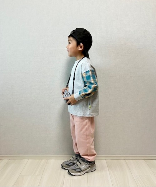 MAKE YOUR DAY（メイクユアデイ）の「ロゴスウェットパンツ■80～140cm（スウェットパンツ・キッズ・グレー/ブルー/アイボリー/ピンク・110/80/130/120/90/140/100）」の9枚目の写真