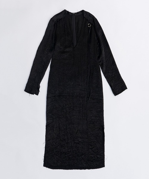 PRANK PROJECT（プランクプロジェクト）の「ディープネックマキシワンピース / Deep Neck Maxi One Piece（ワンピース・レディース・グレー/ピンク/ブラック・38/36）」の19枚目の写真