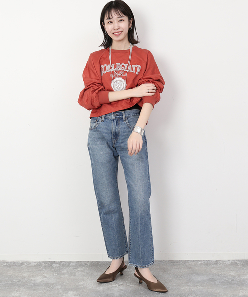 SLOBE IENA（スローブイエナ）の「SLOBE IENA サテンバッグスリングパンプス（パンプス・レディース・カーキ・23cm/23.5cm/24cm/24.5cm）」の2枚目の写真