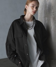 SERACE（セラス）の「【SERACE】Long over military CPO shirt jacket / ロングオーバーミリタリーCPOシャツジャケット（ミリタリージャケット）」