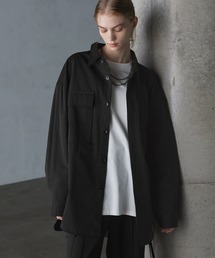 SERACE（セラス）の「【SERACE】Long over military CPO shirt jacket / ロングオーバーミリタリーCPOシャツジャケット（ミリタリージャケット）」