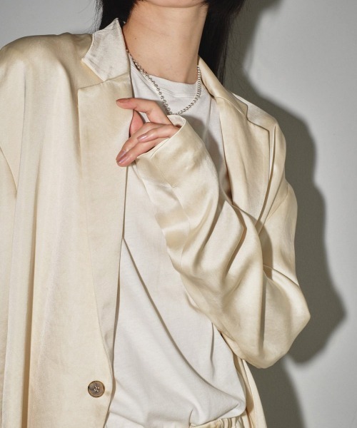 TODAYFUL（トゥデイフル）の「TODAYFUL Satin Over Jacket サテン