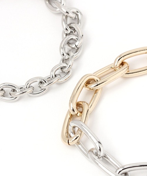 niko and...（ニコアンド）の「シルバーデザインブレスレット（ブレスレット・メンズ・その他1/その他2/その他3・FREE）」の4枚目の写真