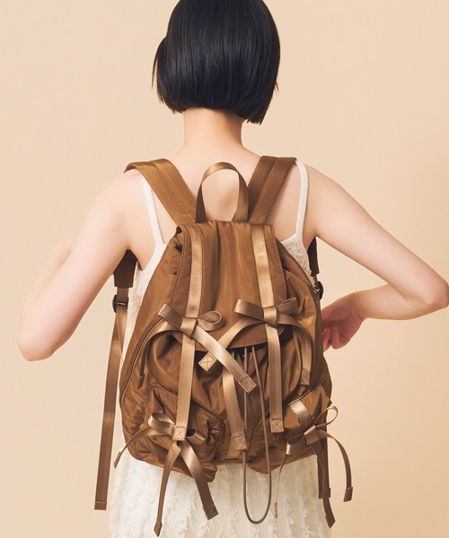 Casselini(キャセリーニ)リボンバックパック（バックパック/リュック