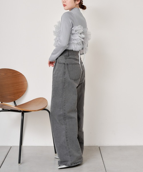 2024SS】チュールマルチWAYハイネックニットSET（ニット/セーター