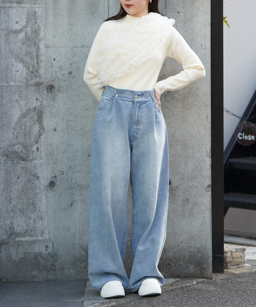 2024SS】チュールマルチWAYハイネックニットSET（ニット