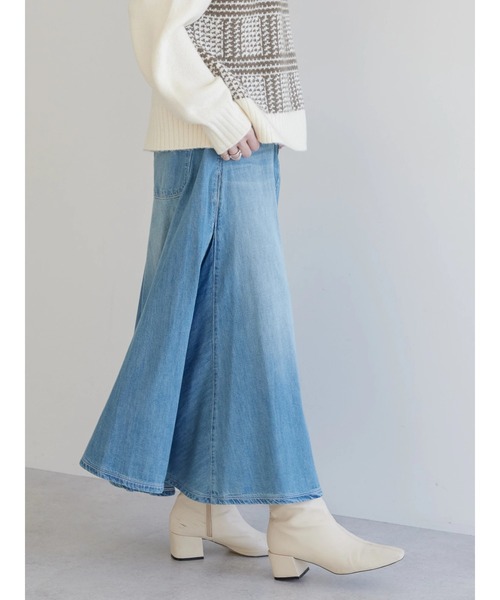 AMERICAN HOLIC(アメリカンホリック)の「デニムAラインスカート(スカート・レディース・インディゴブルー・L/S/M)」の18枚目の写真