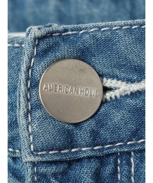 AMERICAN HOLIC(アメリカンホリック)の「デニムAラインスカート(スカート・レディース・インディゴブルー・L/S/M)」の17枚目の写真