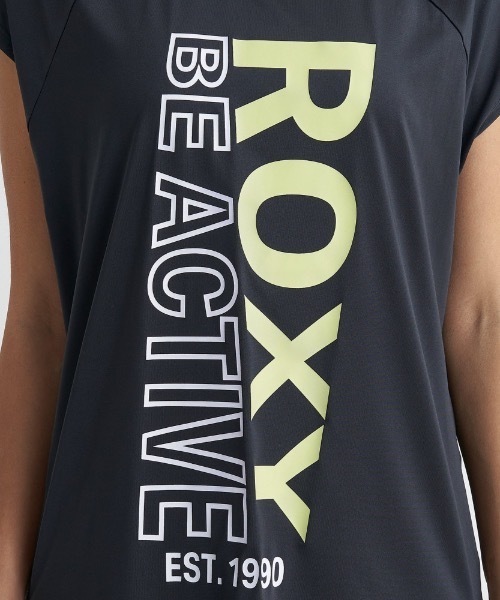 ROXY(ロキシー)の「JOLLY/ロキシー速乾UVカット付きフロントビッグロゴショートスリーブカットソー(Tシャツ/カットソー・レディース・ホワイト/ブラック/カーキ・SMALL/MEDIUM/LARGE)」の10枚目の写真