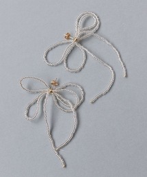Cepica | ビーズリボンピアス(ピアス（両耳用）)