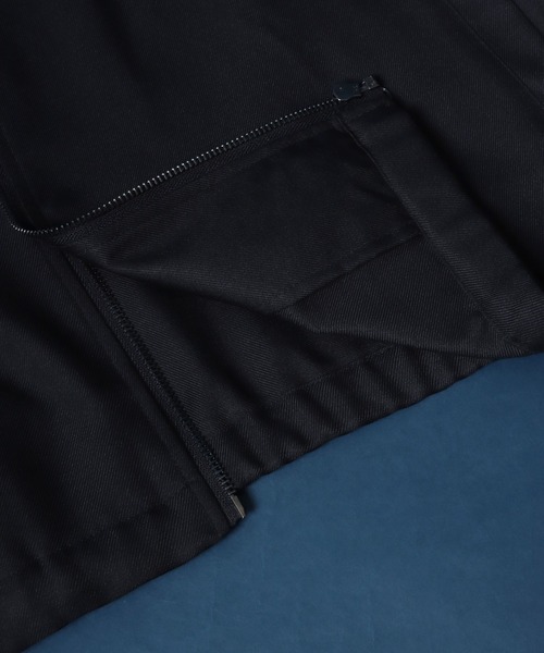 ANPAS（アンパス）の「Twill Fabric Flower Embroidery Oversized Zip Shirt/ツイル 花刺繍 オーバーサイズ ジップシャツ ブルゾン（シャツ/ブラウス・メンズ・ブラック/チャコール/ベージュ・M/L）」の19枚目の写真