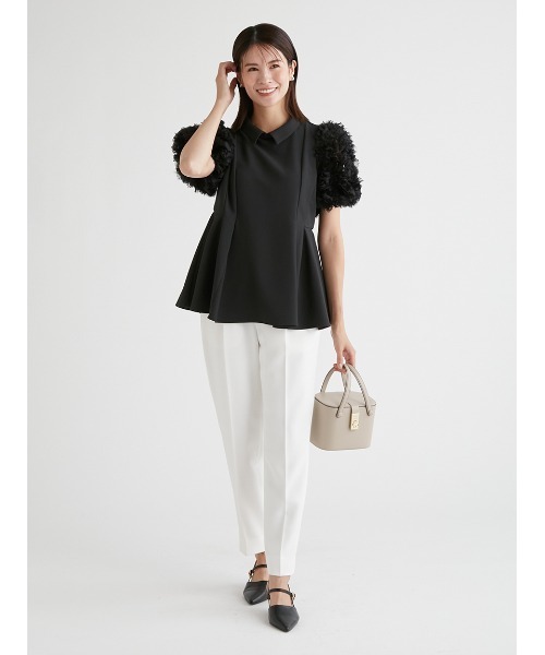 CELFORD（セルフォード）の「襟付きブラウス（シャツ/ブラウス・レディース・ホワイト/ライトピンク/ブラック・38/36）」の21枚目の写真