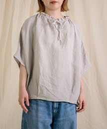Brocante | [Brocante / ブロカント] リネンキャンバス リュバンブラウス(シャツ/ブラウス)