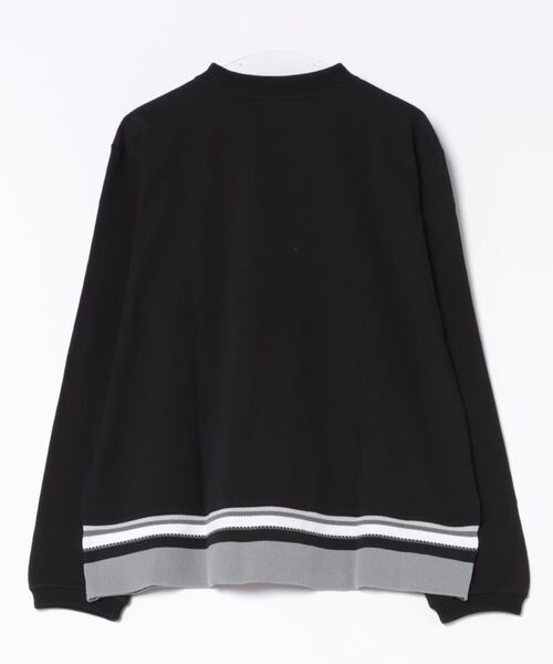 ARCHIVER(アーカイバ)の「【69】【it】ミドルウェイト 裾リブクルーネックロングスリーブカットソー(Tシャツ/カットソー・メンズ・ブラック/ホワイト系その他2/ホワイト系その他・LARGE/MEDIUM)」の4枚目の写真