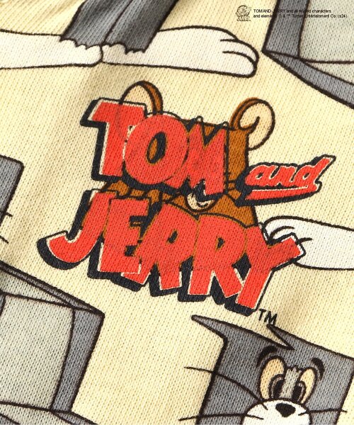 Tom＆Jerry（トムアンドジェリー）の「TOM AND JERRY　ロンパス　スタイセット（ロンパース・キッズ・イエロー/アイボリー・80/70/60）」の14枚目の写真