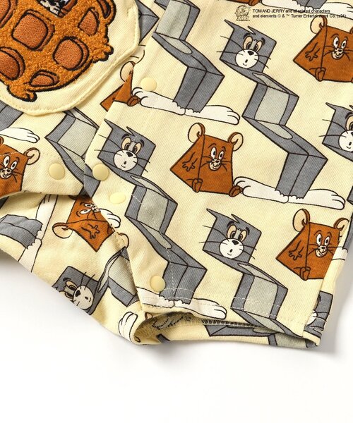 Tom＆Jerry（トムアンドジェリー）の「TOM AND JERRY　ロンパス　スタイセット（ロンパース・キッズ・イエロー/アイボリー・80/70/60）」の17枚目の写真