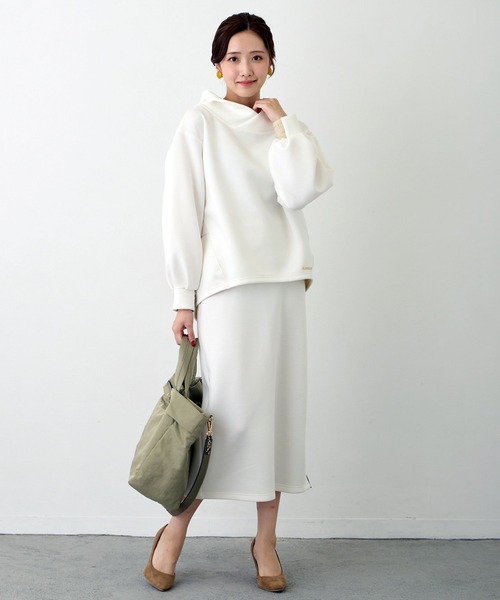 NICOLE white(ニコルホワイト)の「2WAYトートBAG(トートバッグ・レディース・ブラック/カーキ/ブラウン/サックスブルー・FREE)」の17枚目の写真