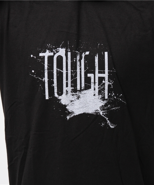 WEGO（ウィゴー）の「WEGO/サイドスリットロングTパーカー（パーカー・メンズ・ブラック/ホワイト・MEDIUM/LARGE）」の9枚目の写真