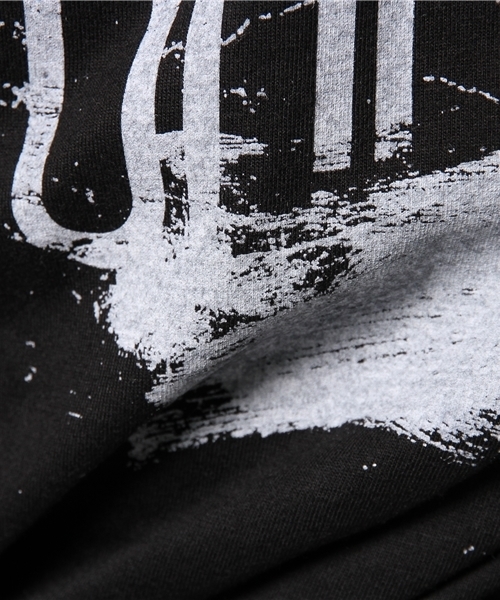 WEGO（ウィゴー）の「WEGO/サイドスリットロングTパーカー（パーカー・メンズ・ブラック/ホワイト・MEDIUM/LARGE）」の11枚目の写真