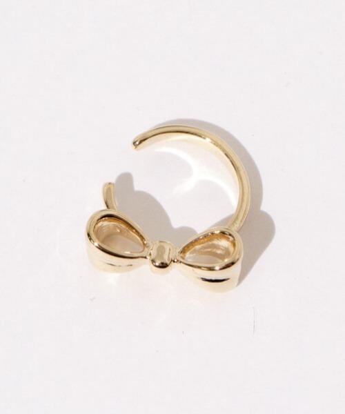 flower(フラワー)の「リボンイヤーカフ(イヤーカフ・レディース・ゴールド・FREE)」の3枚目の写真