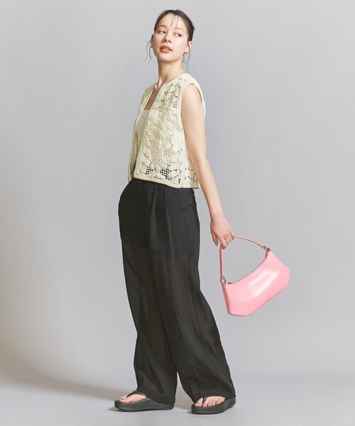 JW PEI（ジェイダブリューペイ）の「＜JW PEI＞LILY バッグ（ハンドバッグ・レディース・ピンク/ブラック・FREE）」の4枚目の写真