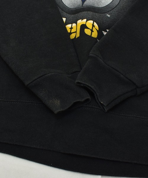 NBA/NFL/NHL/MLB(エヌビーエーエヌエフエルエヌエイチエルエムエルビー)の「【ヴィンテージ古着】90's NFL ”PITTSBURGH STEELERS” SUPER BOWL XXX クルーネックスウェット USA製(スウェット・メンズ・ブラック・LARGE)」の9枚目の写真