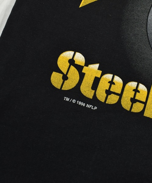NBA/NFL/NHL/MLB(エヌビーエーエヌエフエルエヌエイチエルエムエルビー)の「【ヴィンテージ古着】90's NFL ”PITTSBURGH STEELERS” SUPER BOWL XXX クルーネックスウェット USA製(スウェット・メンズ・ブラック・LARGE)」の7枚目の写真