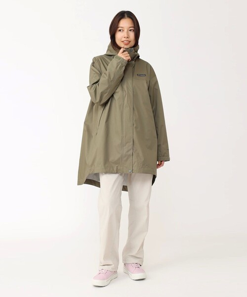 Columbia（コロンビア）の「Columbia／ウィメンズジプシーバーズ ロングジャケット ／コロンビア／ロング／レインコート／防水（ナイロンジャケット・レディース・ベージュ/セージグリーン/ネイビー・L/M/XL/S）」の18枚目の写真