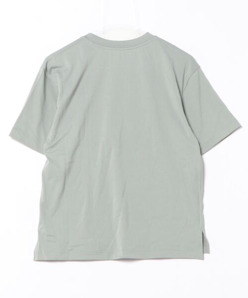 GUNZE（グンゼ）の「KIREILABO/キレイラボ 5分袖オーバーサイズTシャツ クイックドライ＆UVカット（Tシャツ/カットソー・レディース・ブラック/ピンク系その他/オフホワイト/ブラウン/モスグリーン/オリーブ・MEDIUM/LARGE/X-LARGE）」の21枚目の写真