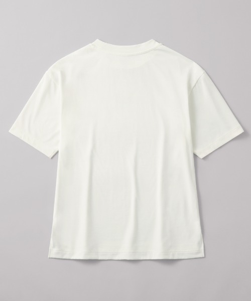 GUNZE（グンゼ）の「KIREILABO/キレイラボ 5分袖オーバーサイズTシャツ クイックドライ＆UVカット（Tシャツ/カットソー・レディース・ブラック/ピンク系その他/オフホワイト/ブラウン/モスグリーン/オリーブ・MEDIUM/LARGE/X-LARGE）」の19枚目の写真