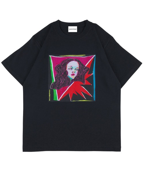 MEDICOM TOY LIFE ENTERTAINMENT(fBRgCCtG^[eCg)MLE SAIKO OTAKE / T-Shirt "GODDESS"(TVc/Jbg\[)