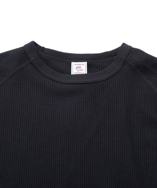 JEMORGAN(ジェーイーモーガン)の「『JEMORGAN LONG JOHNS/ジェーイーモーガンロングジョーンズ』CVCワッフルフル7分袖ラグランカットソー【+】(Tシャツ/カットソー・メンズ・ネイビー/杢グレー/オフホワイト/カーキ/ブラック・XL/L/M)」の10枚目の写真