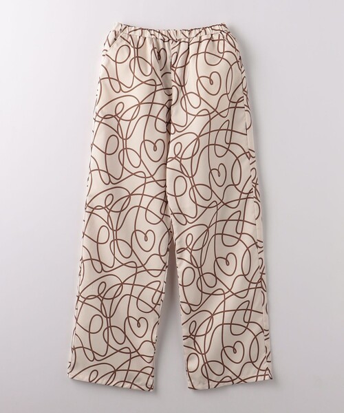 green label relaxing（グリーンレーベルリラクシング）の「TJ アート プリントパンツ 140cm-160cm（その他パンツ・キッズ・ライトブルー/ナチュラル・160cm/150cm/140cm）」の8枚目の写真