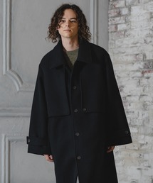 極美品 リミフゥ オーバーサイズ ギャバジン ダブルコート ブラック S 83396973b_b_22_215.jpg