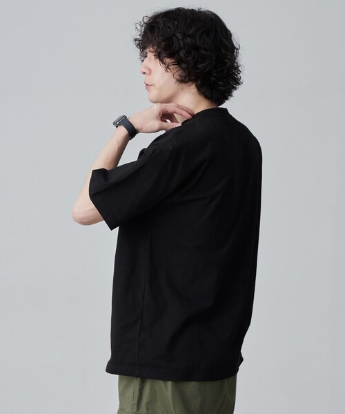 coen(コーエン)の「【WELLTECT】cityロゴプリントTシャツ(WEB限定カラー)(Tシャツ/カットソー・メンズ・ホワイト/ブラック/ダークグレー/コバルトブルー・S/M/L/XL)」の13枚目の写真