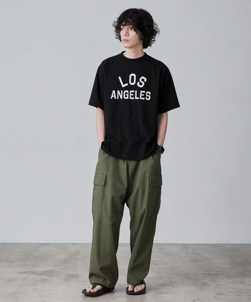 coen(コーエン)の「【WELLTECT】cityロゴプリントTシャツ(WEB限定カラー)(Tシャツ/カットソー・メンズ・ホワイト/ブラック/ダークグレー/コバルトブルー・S/M/L/XL)」の16枚目の写真