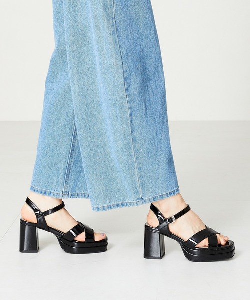 プラットフォームクロスベルトサンダル/41214（サンダル）｜ORiental