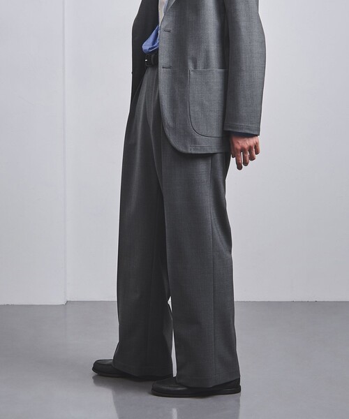 District（ディストリクト）の「＜District＞ ツイル トロピカル 2プリーツ ワイドパンツ（その他パンツ・メンズ・ダークグレー/グレー・44/46/48）」の3枚目の写真