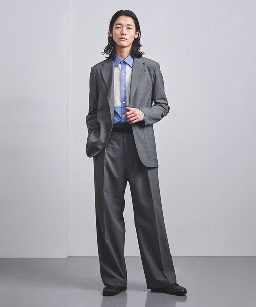 District（ディストリクト）の「＜District＞ ツイル トロピカル 2プリーツ ワイドパンツ（その他パンツ・メンズ・ダークグレー/グレー・44/46/48）」の4枚目の写真