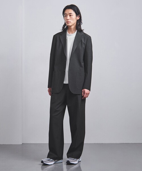 District（ディストリクト）の「＜District＞ ツイル トロピカル 2プリーツ ワイドパンツ（その他パンツ・メンズ・ダークグレー/グレー・44/46/48）」の13枚目の写真