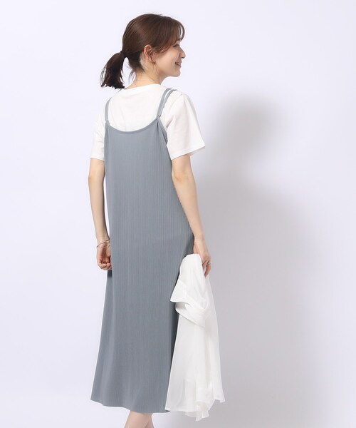 Cutie Blonde（キューティーブロンド）の「◆プリーツキャミワンピース（ワンピース・レディース・ブラウン系/ブラック/ライトブルー・00）」の16枚目の写真