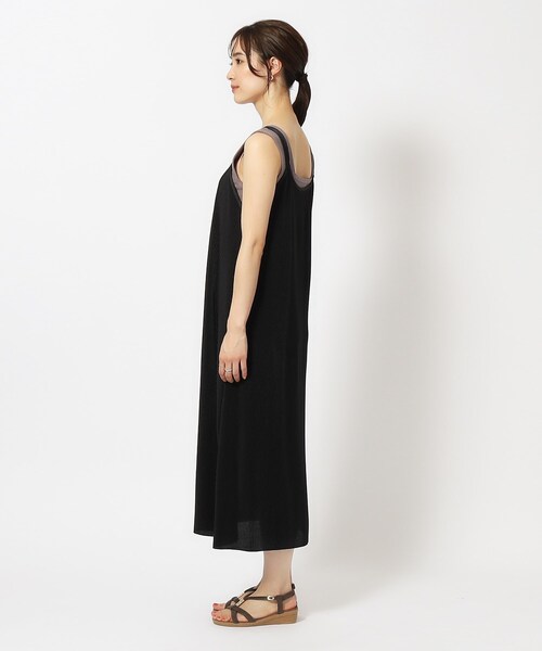 Cutie Blonde（キューティーブロンド）の「◆プリーツキャミワンピース（ワンピース・レディース・ブラウン系/ブラック/ライトブルー・00）」の5枚目の写真