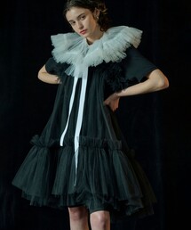 VIVIANO Gatehered Tulle T-shirt ワンピース 83668973_b_01_215.jpg