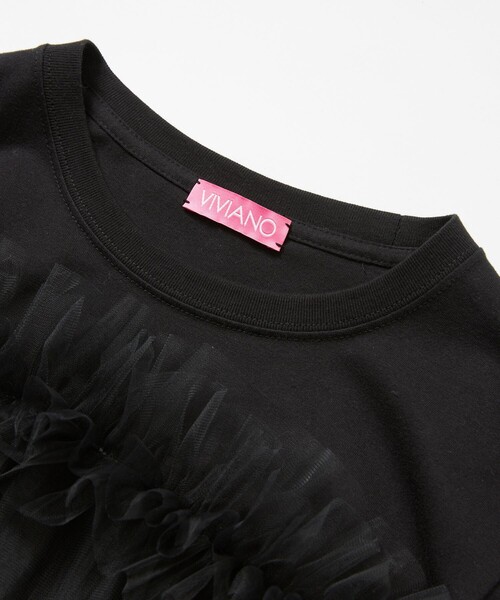 VIVIANO Gatehered Tulle T-shirt ワンピース VIVIANO（ヴィヴィアーノ）の「VIVIANO × Firsthand/ヴィヴィ